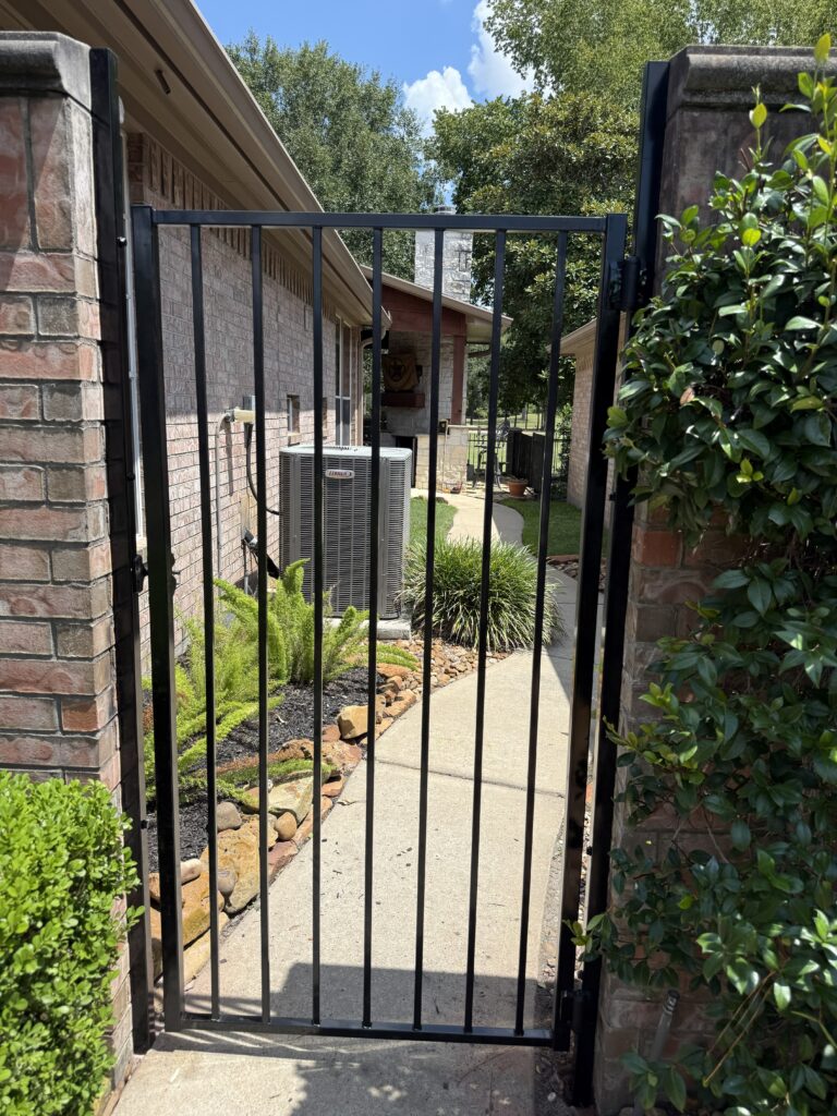 new cutom front gate