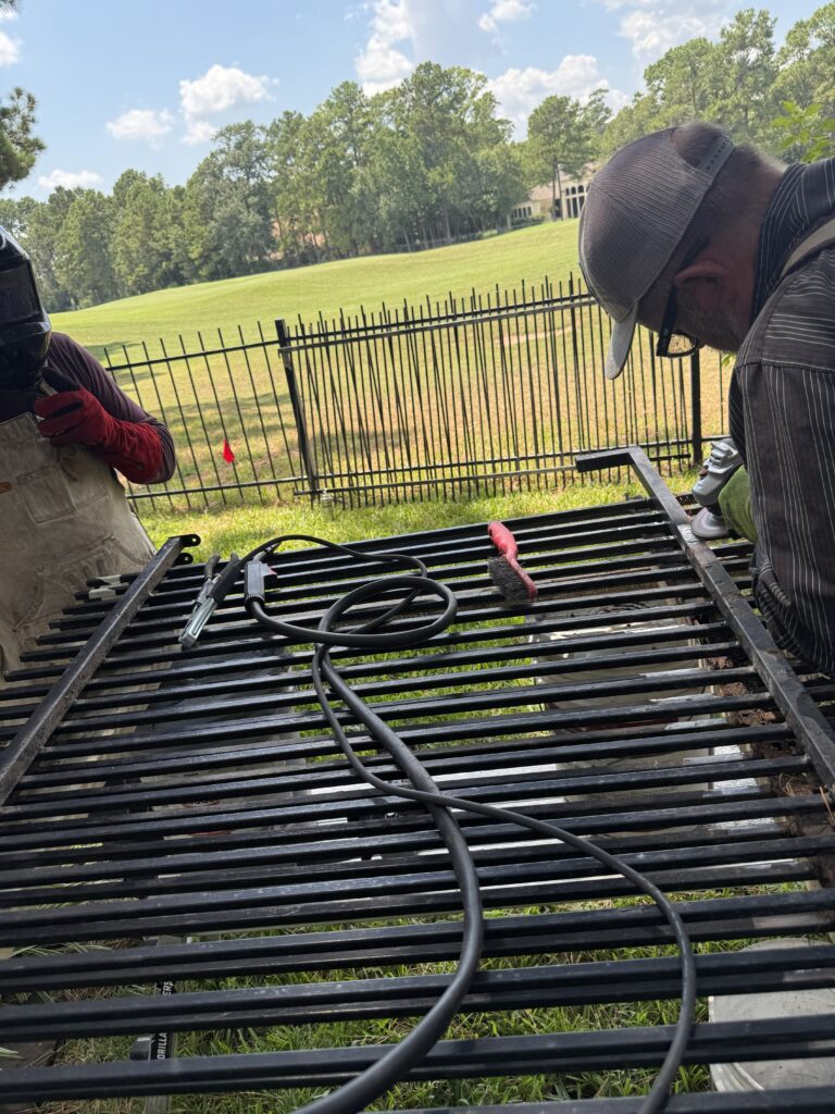 fence panel weld repair