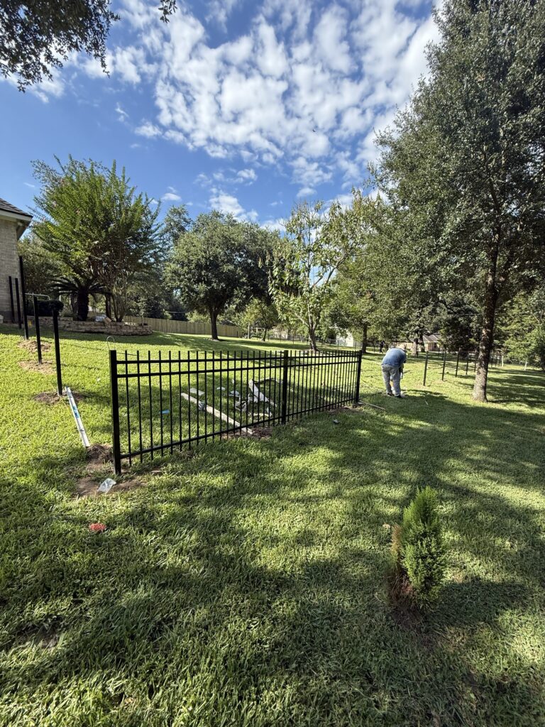 metal fence