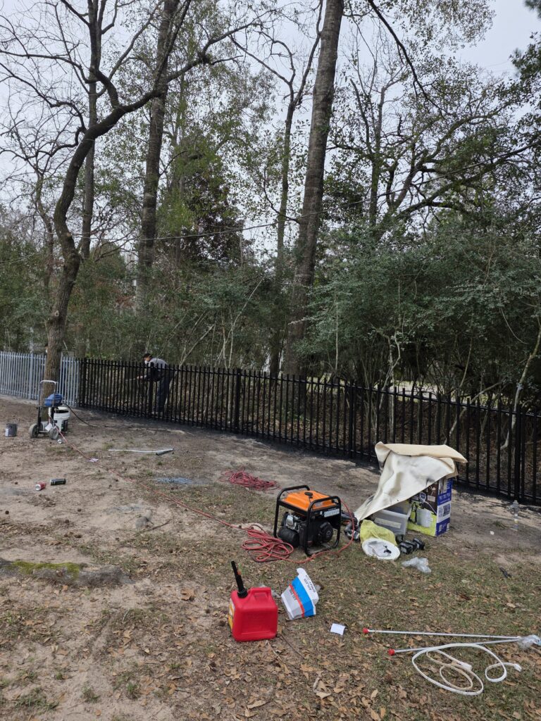 Professional metal fence welding and repair.